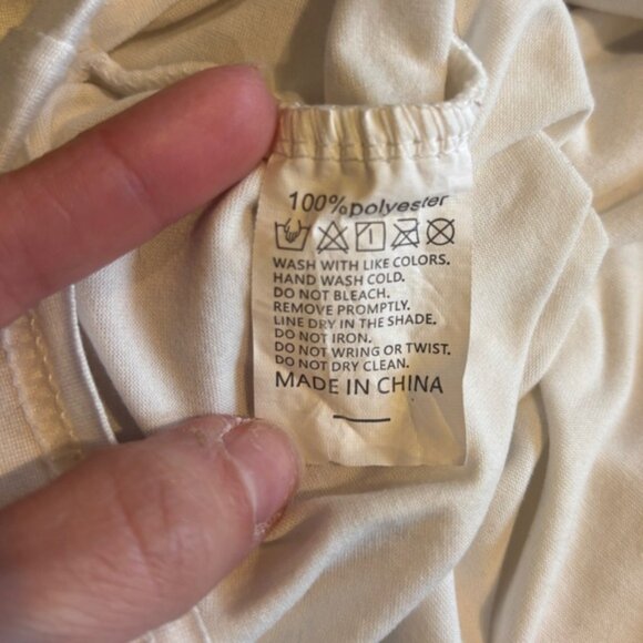 White T-Shirt with Faith Cross Graphic - Picture 5 of 5